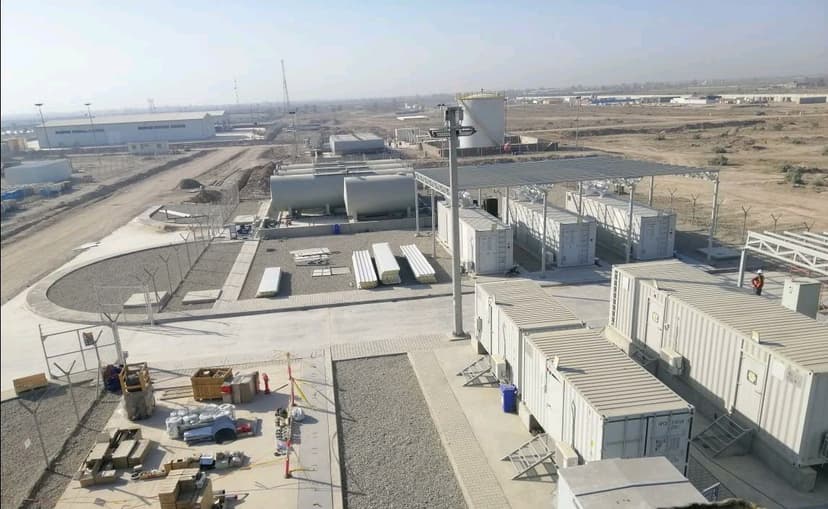 تصميم و تجهيز و تنفيذ و تشغيل مشروع محطة توليد الطاقة الكهربائية لمخيم اس 2 