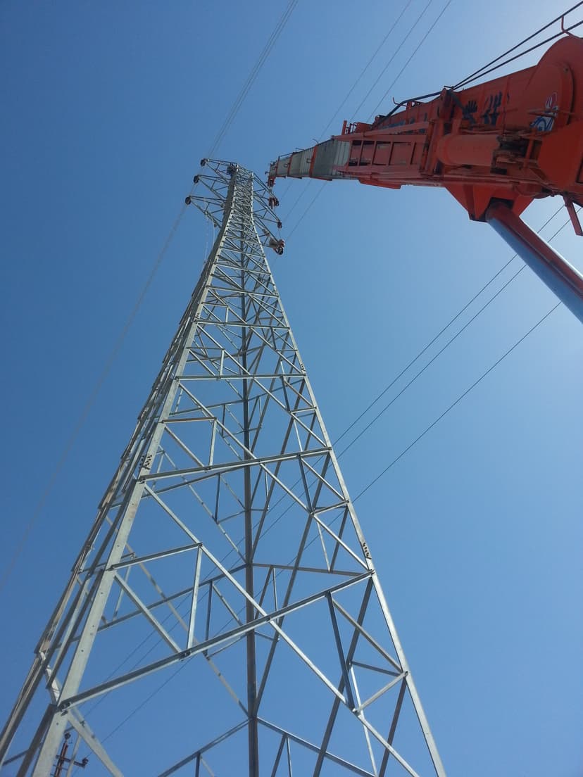 33Kv, Double Circuit, Latticed Towers, OHTL construction  