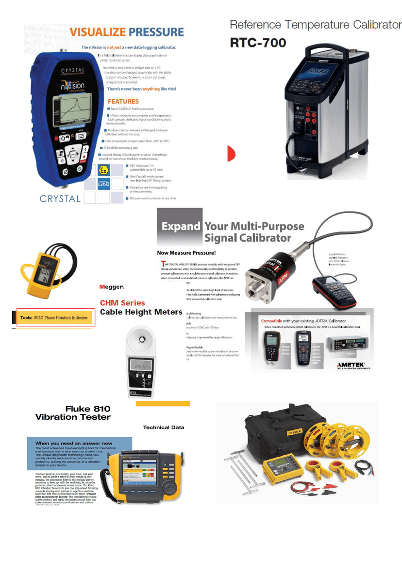 Purchase of Testing and Calibration Tools for Power System 